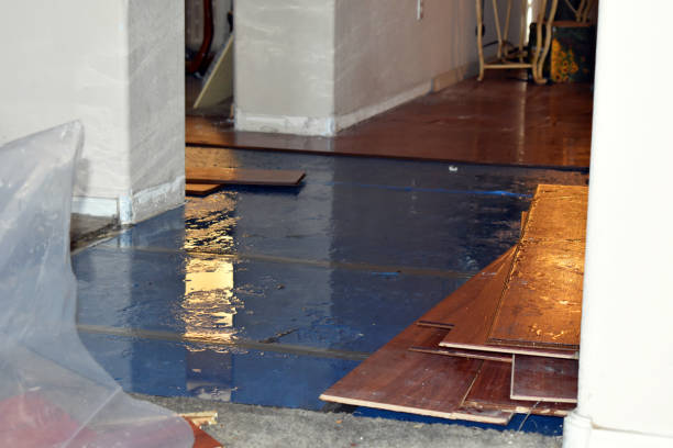 Professional Burst Pipe Cleanup technician working in Paradise, CA